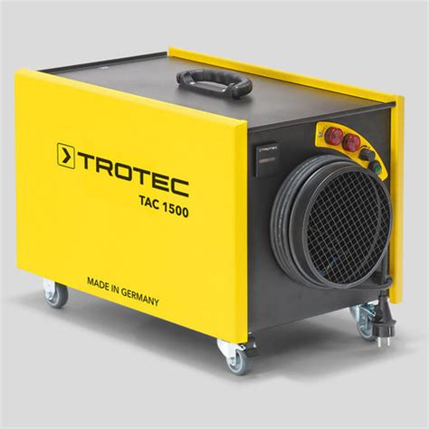 Système de traitement d air TAC 1500 TROTEC GmbH pour chantier