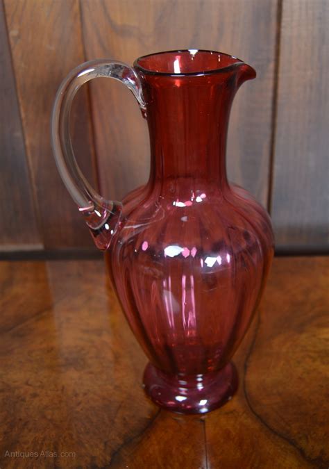 Antiques Atlas Victorian Cranberry Glass Water Jug