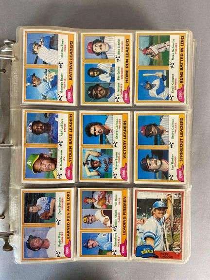 Topps Baseball Complete Set Matthew Bullock Auctioneers