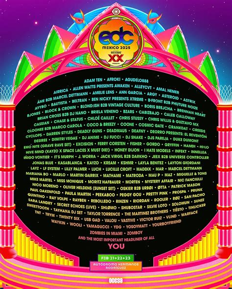 EDC México 2025 Fechas lineup y todo sobre el festival electrónico