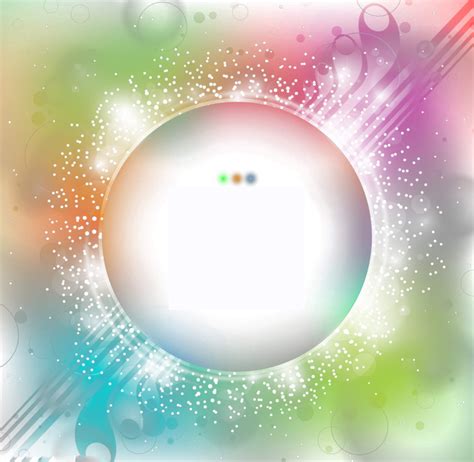 Multicolored Circle Glow Light Effect Png Hd Png Arts