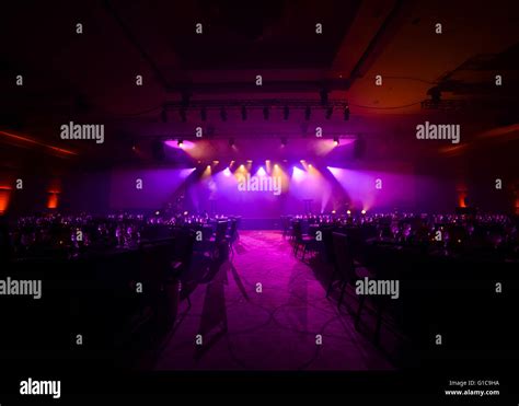 Event Stage Lighting Location Stock Photo Alamy