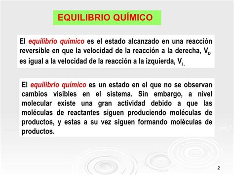 Equilibrio QuÍmico