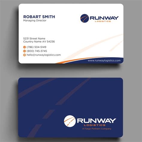 Designs | Runway Logistics Business Card | Business card contest