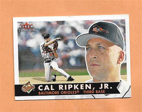 Cal Ripken Jr 2001 Fleer Rp Card 340 2001 Career Higlights Limited