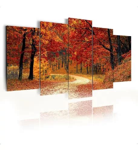 Marco De Mosaico 105 X 60 Cm Modelo Mod154 Autumn Forest Path 5