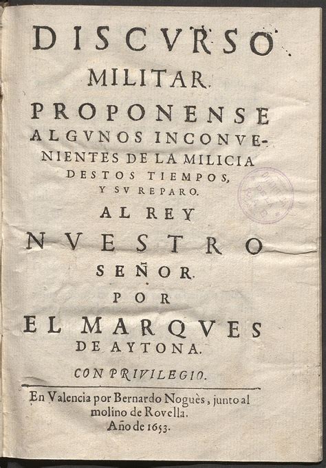 Discurso militar Biblioteca digital Real Academia Española