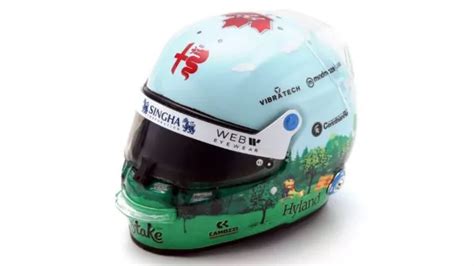 MODEL SPARK MODEL Helmet Alfa Romeo Valtteri Bottas Canadian Gp 2023 1