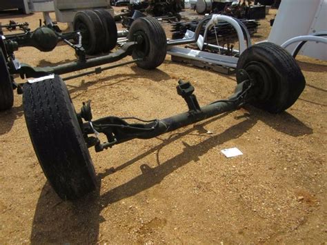 Truck Front Axle 285 70r19 5 Tire And Rims J M Wood Auction Company Inc