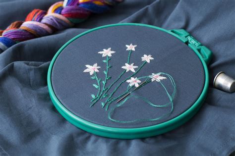 How To Work The Fern Stitch In Hand Embroidery