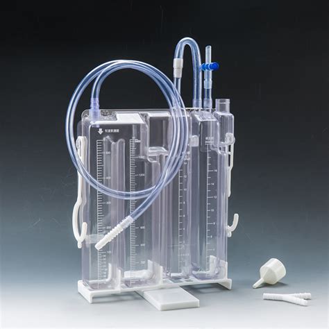 Medical Pvc Drainage Vacuum Drainage System Chest Drainage Bottle