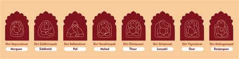 270 Ashtavinayak Ganpati Images Stock Photos 3D Objects Vectors