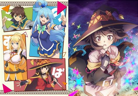 Konosuba ประกาศอนิเมะภาค 3 พร้อมภาคแยกของเมกุมิน ข่าวประกาศอนิเมะ