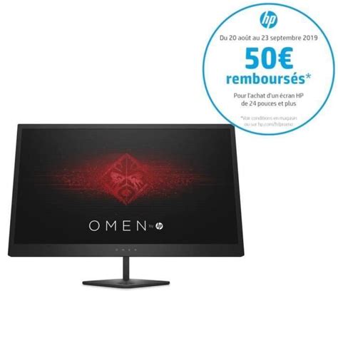 Hp Ecran Pc Gamer Omen Full Hd Dalle Tn Led Hz