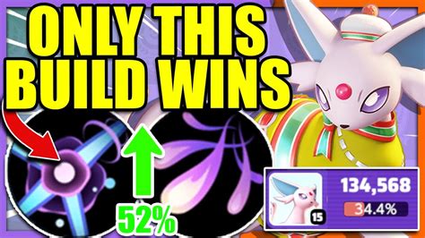 Only This Espeon Build Has A Positive Win Rate Pokemon Unite Youtube