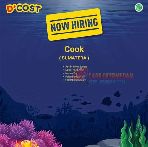 Loker Sma Smk Di Dcost Seafood Restaurant Medan 2023