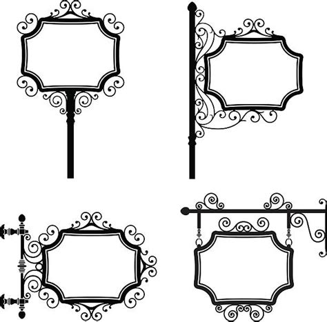 Wrought Iron Sign Illustrations, Royalty-Free Vector Graphics & Clip ...