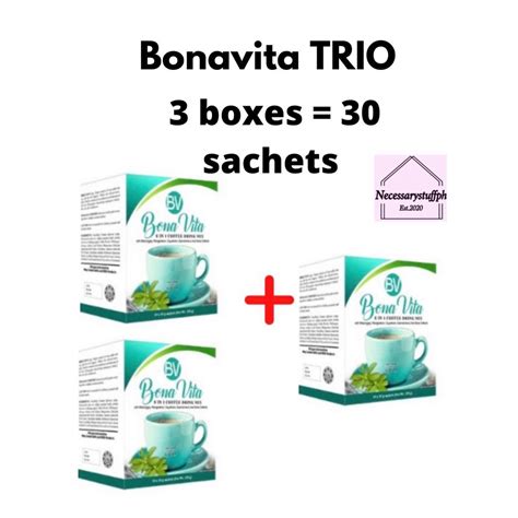 Bonavita In Coffee Trio Boxes Sachets Shopee Philippines