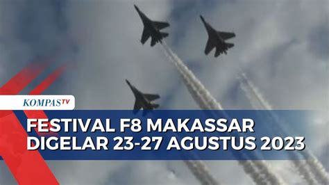 Festival F Makassar Tampilkan Atraksi Pesawat Sukhoi Dari Skadron