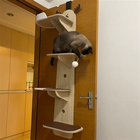 Hanging Door Cat Frame Cat Climbing Frame Cat Litter Cat Tree Solid