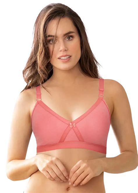 Shyaway Susie Everyday Wirefee Full Coverage Non Padded Moulded Cotton Bra Pink 32b Buy