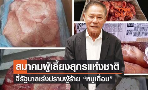 สมาคมผู้เลี้ยงสุกรแห่งชาติ จี้รัฐบาลเร่งปราบผู้ร้าย “หมูเถื่อน”