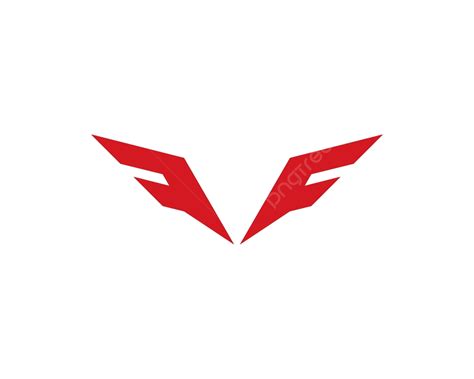 Falcon Wing Logo Template Armor F Letter Insignia Vector Armor F