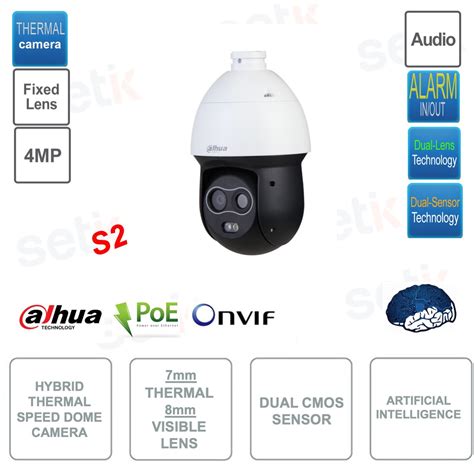 Tpc Sd B F Dw S Mp Thermal Speed Dome Camera Mm Visible