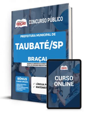 Apostila Prefeitura de Taubaté Braçal 2021 Download Apostila