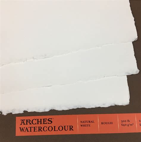 Arches Natural White Watercolor Paper Cold Press Atelier Yuwa Ciao Jp