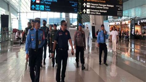 Foto Pengamanan Nataru Puspom Tni Dan Angkasa Pura Ii Bentuk Satgas