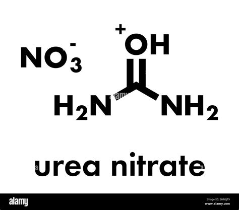 Il Nitrato Di Urea Alto Esplosivo Molecola Preparati Mediante La