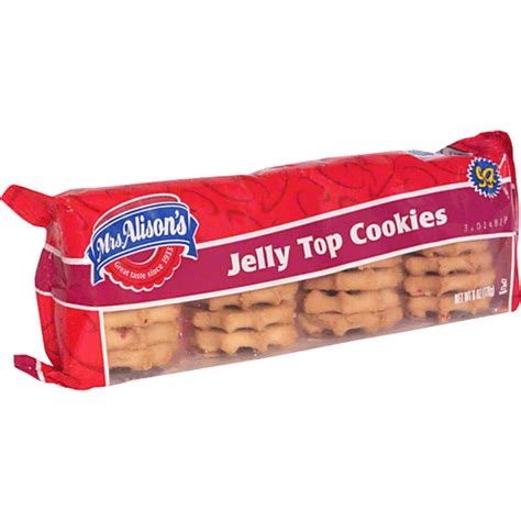 Mrs Alisons Jelly Top Cookies 6 Oz Provisiones Selectos