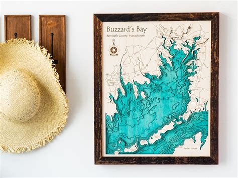 Custom 3d Wood Lake Maps 16x20 By Lake Art Wood Map Art Lake Art