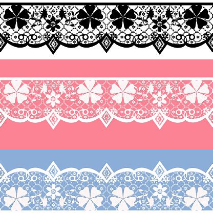 White Seamless Lace Pattern Stock Vector | Royalty-Free | FreeImages