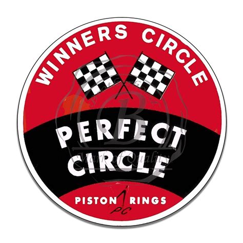 Perfect Circle Piston Rings Winners Circle Reproduction Round Aluminum