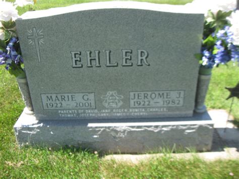 Marie Gertrude Winkels Ehler 1922 2001 Find A Grave Memorial