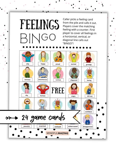 Printable Feelings BINGO Is The Perfect SEL Learning Game Our Instant