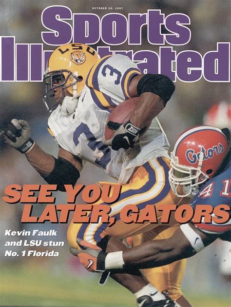 Louisiana State University Kevin Faulk Sports Illustrated Cover By