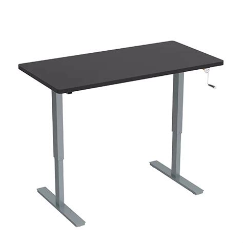 Kinpack Hand Crank Adjustable Height Ergonomic Modern Office Table Desk