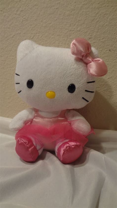 Rare 75 Plush Ballerina Hello Kitty Ballet Stuffed Animal Toy Hello