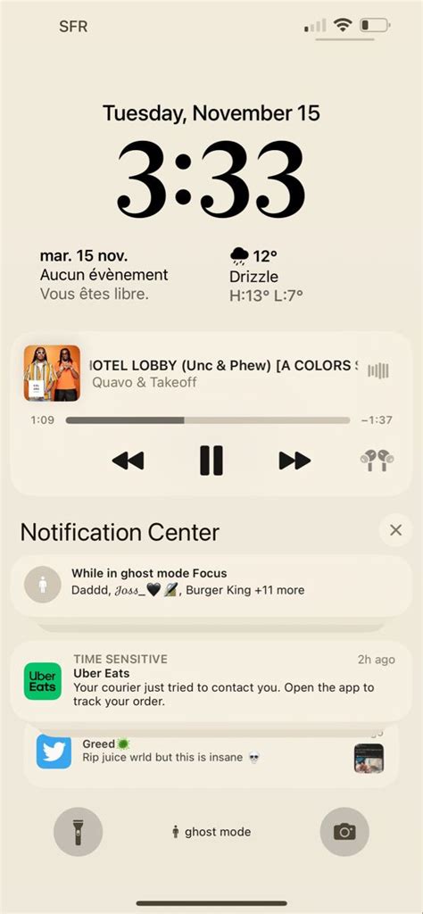 An Iphone Screen Showing The Time And Location Of Different Things In