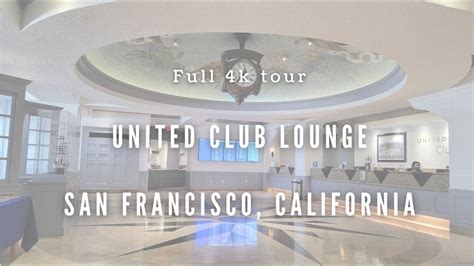 United Club Lounge San Francisco Full K Tour Youtube