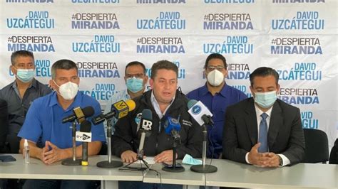 Gustavo Duque La Unidad En Miranda Es David Uzc Tegui El Cooperante