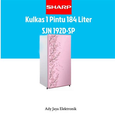 Jual KULKAS 1 PINTU SHARP SJN 192D SP Shopee Indonesia