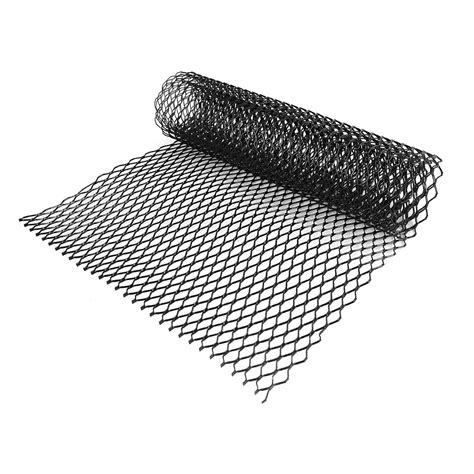 Universal Car Auto Black Aluminum Alloy Hexagon Grille Mesh Net Sheet