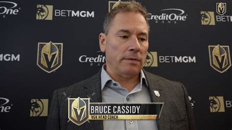 Bruce Cassidy Availability 126 Vegas Golden Knights