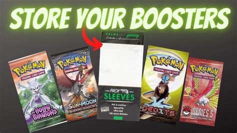 How To Store Loose Pokémon Booster Packs Reviewing The Palms Off