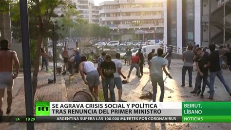 Se Agrava La Crisis Social Y Política En El Líbano Tras La Renuncia Del