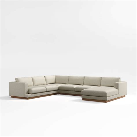 Tidal 4-Piece L-Shaped Sectional Sofa with Right-Arm Chaise + Reviews ...